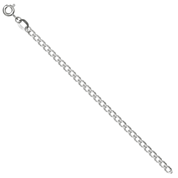Rombo Chain Necklace 925 Sterling Silver Diamond Cut