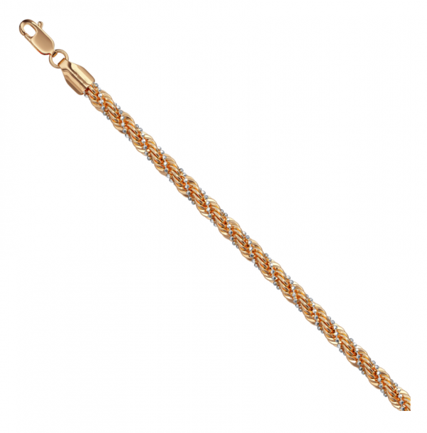 Twisted Gold Chain Bracelet StarDust Collection