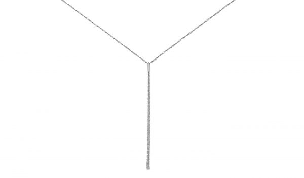 StarDust 14ct White Gold Tassel Necklace