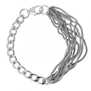Festival Chunky Multi Chained combined bracelet