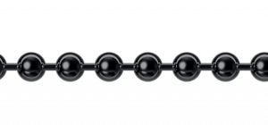 bead ball chain black rhodium onlyway jewelry