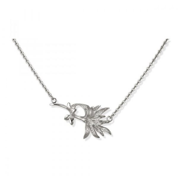 Flower Chain Necklace Sterling Silver Onlyway Jewelry