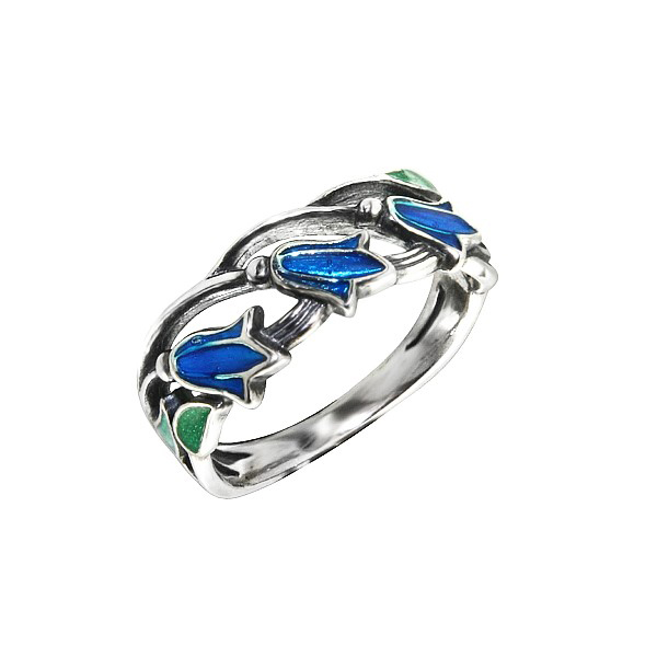 bluebells ring sterling silver 925 onlyway jewelry