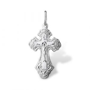 Small Silver Crucifix Cross Pendant