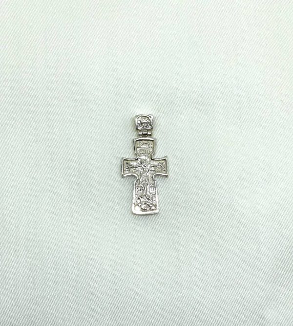 Crucifix Cross Silver Pendant Orthodox Christian Cross Onlyway Jewelry