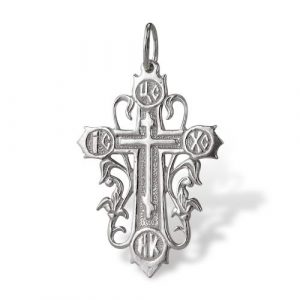 Sterling Silver Religious Cross Pendant by Onlyway Jewelry