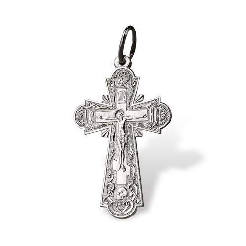 Russian Orthodox Cross Pendant Medium size Recycled Sterling Silver Onlyway Jewelry